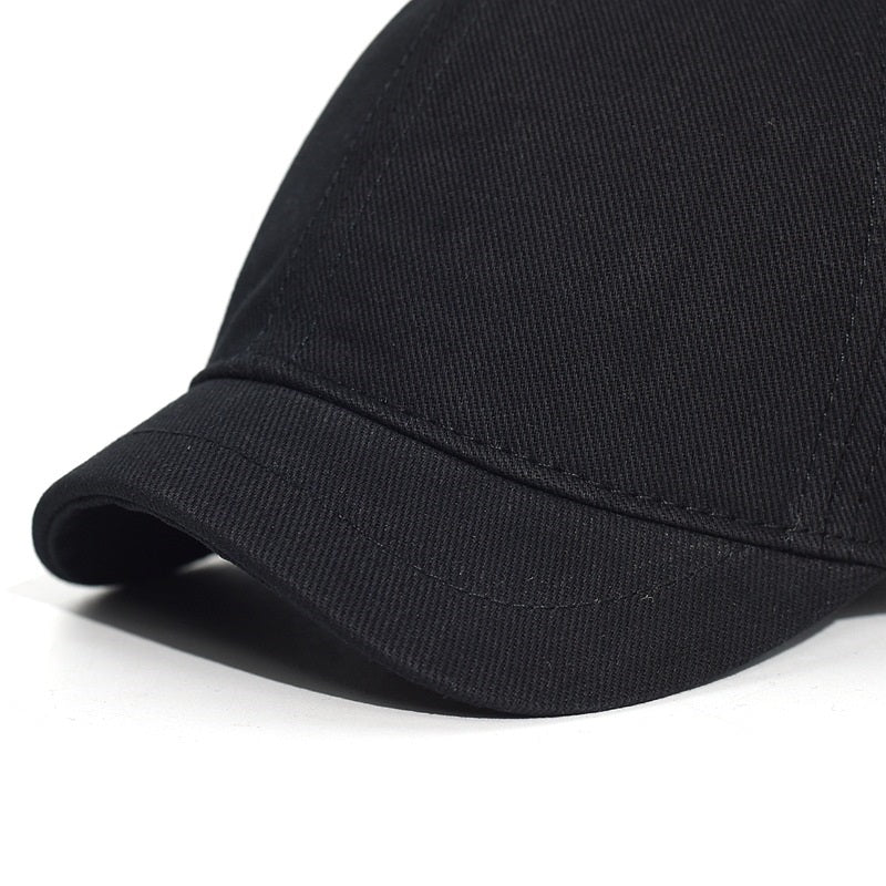 Hip Hop Cotton Short Brim Hat Men