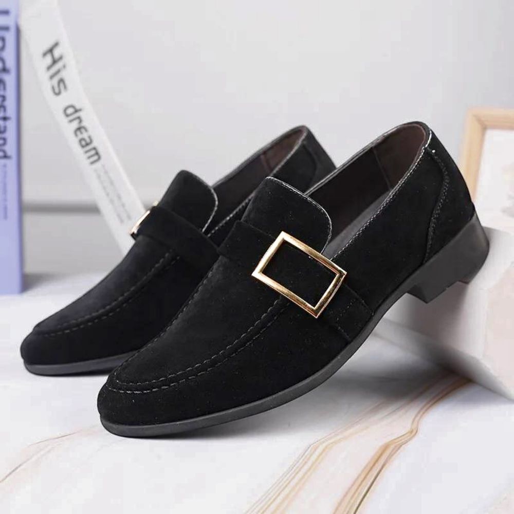 Hudson Classic Buckle Loafers