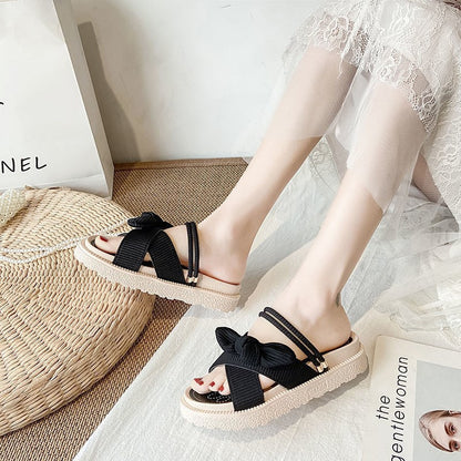 "Camilla" Comfortable Knot Sandals - Sileo