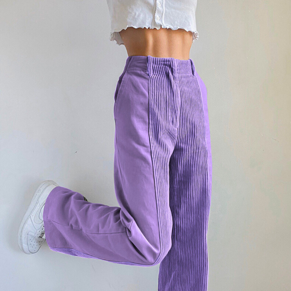 ANNIE - VIBRANT CORDUROY PANTS