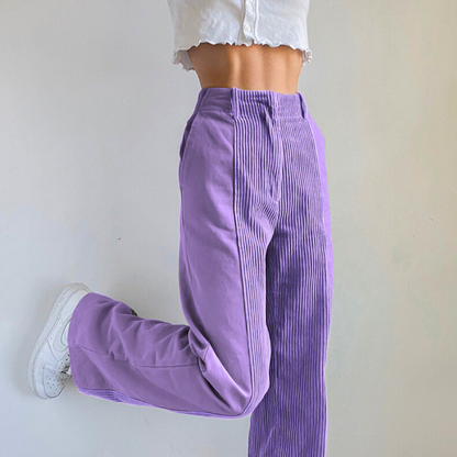 ANNIE - VIBRANT CORDUROY PANTS