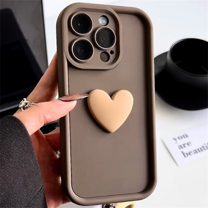 MAIA - AESTHETIC 3D HEART PHONE CASE