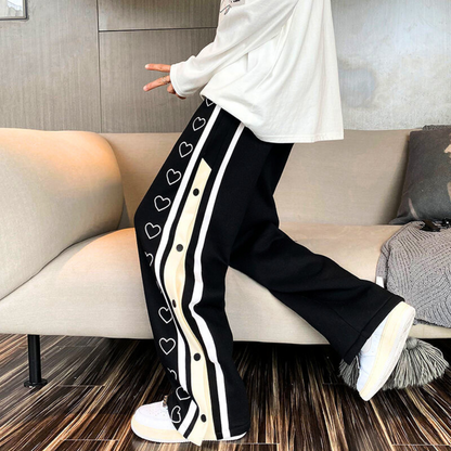 Ayle Striped Loose Sweatpants