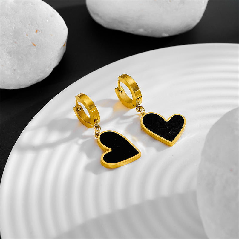 Isla Modern Hearted Earrings