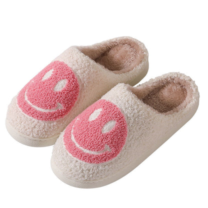 Smiley Plush Slippers